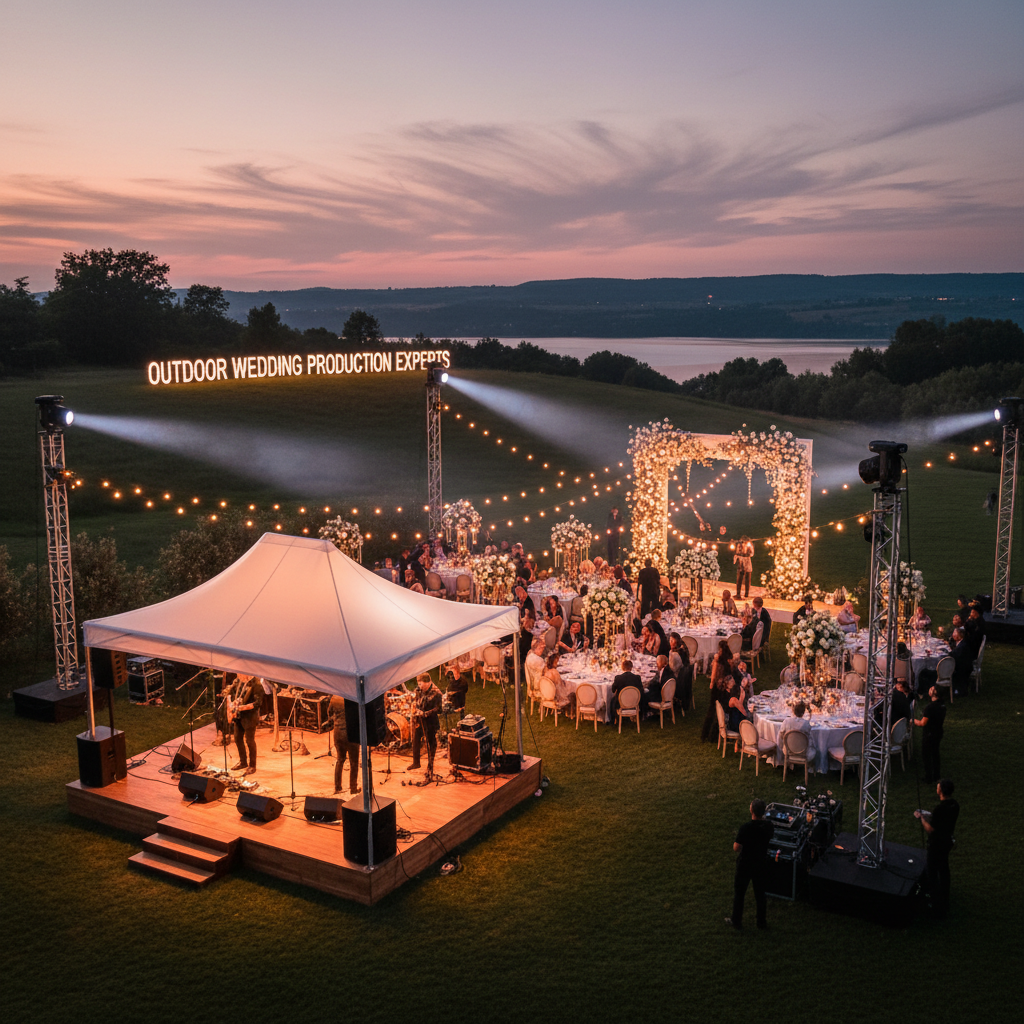 הפקת אירועי יוקרה בשטח פתוח – איך זה באמת נראה מאחורי הקלעים